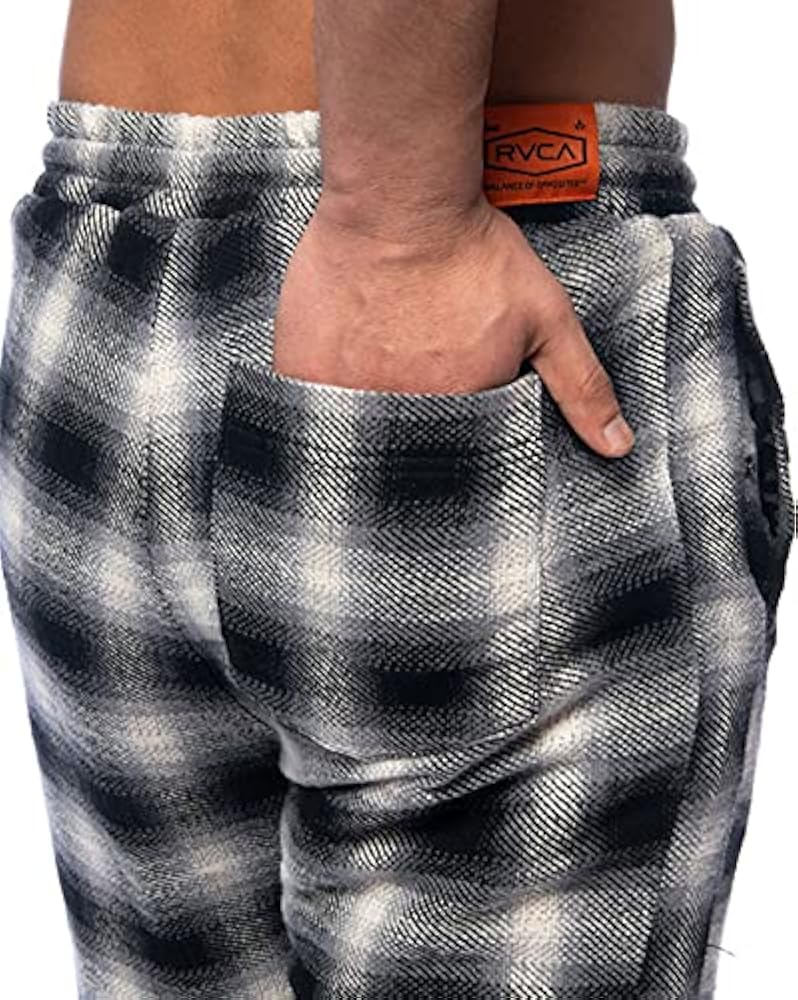 Amazon | RVCA(ルーカ) メンズ PAN チェック パンツ チノ
